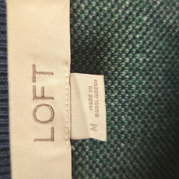 LOFT lucky horseshoe sweater size M - Picture 2 of 5